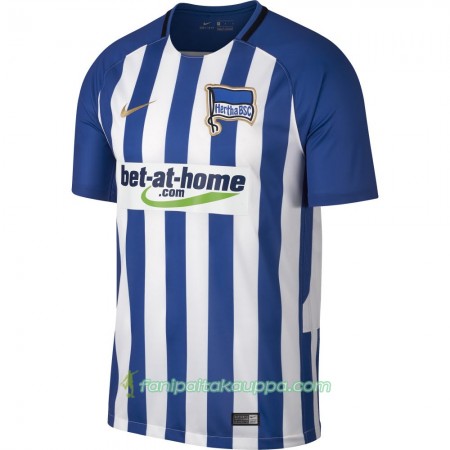 Jalkapallo Peliasut Hertha BSC Koti Pelipaita 2017/18 Lyhythihainen