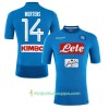 Jalkapallo Peliasut SSC Napoli Mertens 14 Koti Pelipaita 2017/18 Lyhythihainen