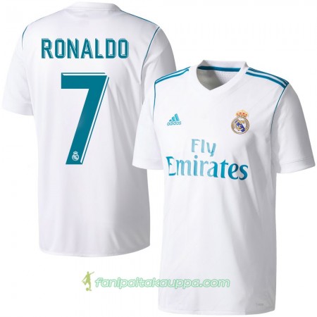 Jalkapallo Peliasut Real Madrid Ronaldo Koti Pelipaita 2017/18 Lyhythihainen