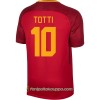 Jalkapallo Peliasut AS Roma Totti 10 Koti Pelipaita 2017/18 Lyhythihainen