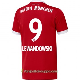 Jalkapallo Peliasut FC Bayern München Lewandowski 9 Koti Pelipaita 2017/18 Lyhythihainen