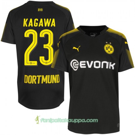 Jalkapallo Peliasut Borussia Dortmund Kagawa 23 Vieras Pelipaita 2017/18 Lyhythihainen