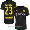 Jalkapallo Peliasut Borussia Dortmund Kagawa 23 Vieras Pelipaita 2017/18 Lyhythihainen