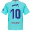 Jalkapallo Peliasut FC Barcelona Messi 10 Vieras Pelipaita 2017/18 Lyhythihainen