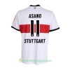 Jalkapallo Peliasut VfB Stuttgart Asano 11 Koti Pelipaita 2017/18 Lyhythihainen