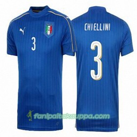 Jalkapallo Peliasut Italia GIORGIO CHIELLINI Koti Pelipaita Euro 2016