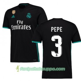 Jalkapallo Peliasut Real Madrid PEPE 3 Vieras Pelipaita 2017/18 Lyhythihainen