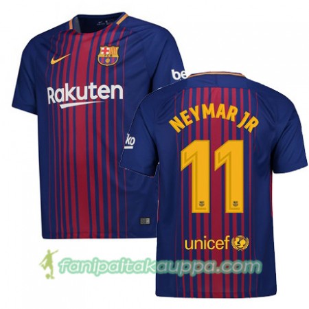 Jalkapallo Peliasut FC Barcelona NEYMAR JR 11 Koti Pelipaita 2017/18 Lyhythihainen