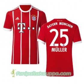 Jalkapallo Peliasut FC Bayern München MULLER 25 Koti Pelipaita 2017/18 Lyhythihainen