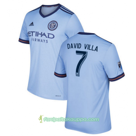 Jalkapallo Peliasut New York City FC  David Villa 7 Koti Pelipaita 2017/18 Lyhythihainen