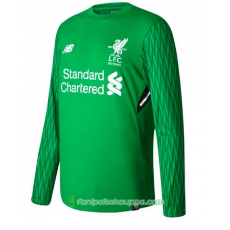 Jalkapallo Peliasut Liverpool Maalivahti Koti Pelipaita 2017/18 Pitkähihainen