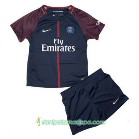 Jalkapallo Peliasut Paris SG Lasten Koti Pelipaita 2017/18 Lyhythihainen