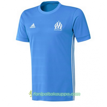 Jalkapallo Peliasut Olympique de Marseille Vieras Pelipaita 2017/18 Lyhythihainen Jalkapallo Peliasut Olympique de Marseille Vieras Pelipaita 2017/18 Lyhythihainen