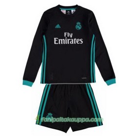 Jalkapallo Peliasut Real Madrid Lasten Vieras Pelipaita 2017/18 Pitkähihainen