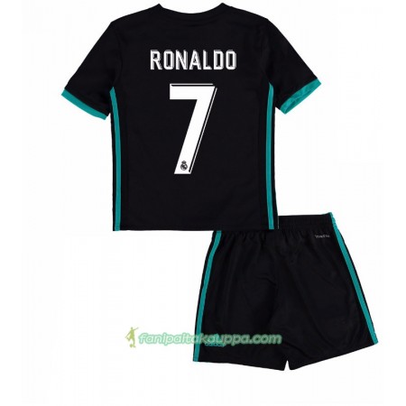 Jalkapallo Peliasut Real Madrid Cristiano Ronaldo 7 Lasten Vieras Pelipaita 2017/18 Lyhythihainen