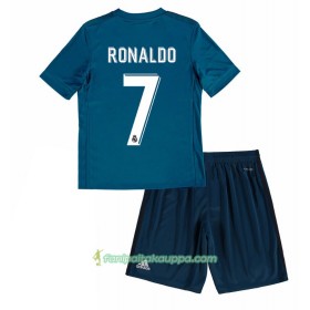 Jalkapallo Peliasut Real Madrid Cristiano Ronaldo 7 Lasten Kolmas Pelipaita 2017/18 Lyhythihainen