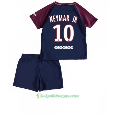 Jalkapallo Peliasut Paris SG Neymar Jr 10 Lasten Koti Pelipaita 2017/18 Lyhythihainen
