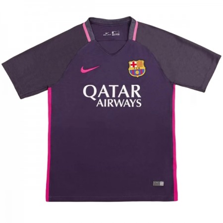 Jalkapallo Peliasut Barcelona 2016-17 Retro Vieras Pelipaita Lyhythihainen