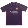 Jalkapallo Peliasut Barcelona Messi 10 2016-17 Retro Vieras Pelipaita Lyhythihainen