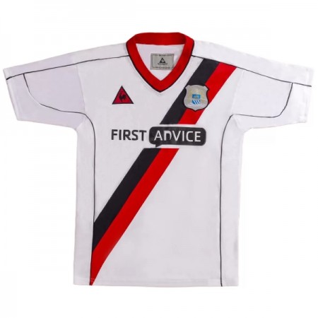 Jalkapallo Peliasut Manchester City 2002-03 Retro Vieras Pelipaita Lyhythihainen