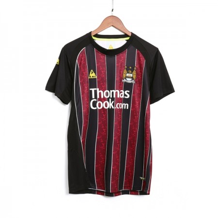 Jalkapallo Peliasut Manchester City 2008-09 Retro Vieras Pelipaita Lyhythihainen