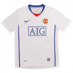 Jalkapallo Peliasut Manchester United 2008-09 Retro Vieras Pelipaita Lyhythihainen