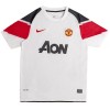Jalkapallo Peliasut Manchester United 2010-11 Retro Vieras Pelipaita Lyhythihainen