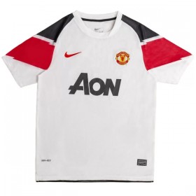 Jalkapallo Peliasut Manchester United 2010-11 Retro Vieras Pelipaita Lyhythihainen