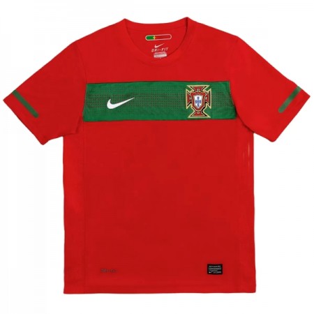 Jalkapallo Peliasut Portugali 2010 Retro Koti Pelipaita Lyhythihainen
