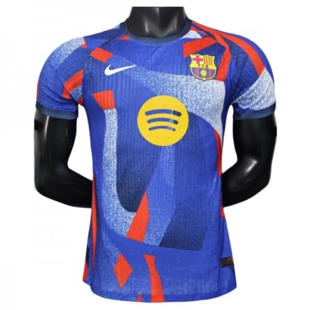 Jalkapallo Peliasut Barcelona 2025-26 Sininen Lyhythihainen Special