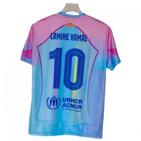 Jalkapallo Peliasut Barcelona Lamine Yamal 10 2025-26 Sininen Lyhythihainen Special