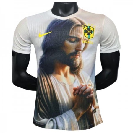 Jalkapallo Peliasut Brasilia x Praying 2025 Lyhythihainen Special