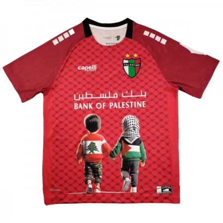 Jalkapallo Peliasut Club Deportivo Palestino 2025 Punainen Lyhythihainen Special