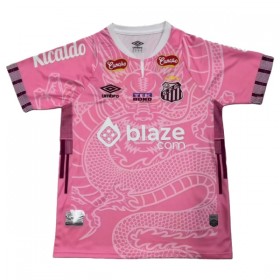 Jalkapallo Peliasut Santos FC Dragon 2025-26 Pinkki Lyhythihainen