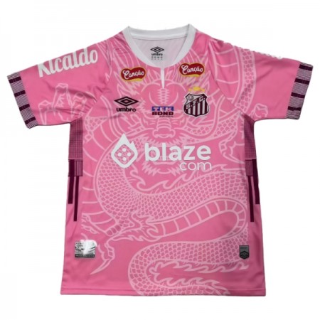 Jalkapallo Peliasut Santos FC Dragon 2025-26 Pinkki Lyhythihainen Jalkapallo Peliasut Santos FC Dragon 2025-26 Pinkki Lyhythihainen