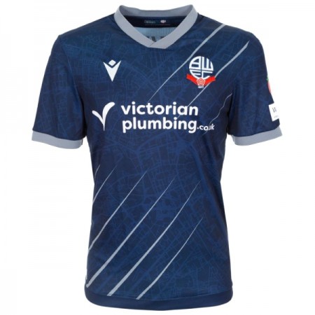 Jalkapallo Peliasut Bolton Wanderers Vieras Pelipaita 2025-26 Lyhythihainen Jalkapallo Peliasut Bolton Wanderers Vieras Pelipaita 2025-26 Lyhythihainen