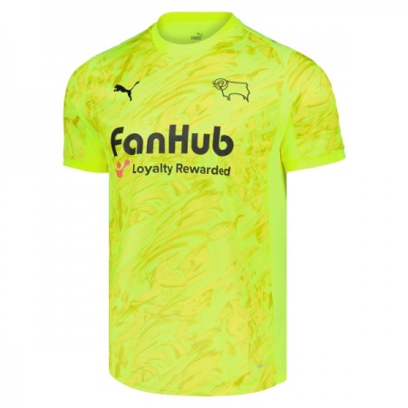 Jalkapallo Peliasut Derby County Maalivahti 2025-26 Keltainen Lyhythihainen Jalkapallo Peliasut Derby County Maalivahti 2025-26 Keltainen Lyhythihainen