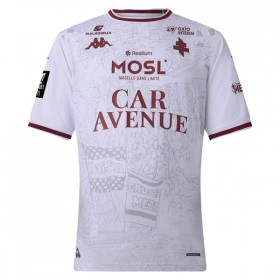 Jalkapallo Peliasut FC Metz Vieras Pelipaita 2025-26 Lyhythihainen