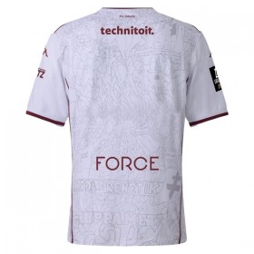 Jalkapallo Peliasut FC Metz Vieras Pelipaita 2025-26 Lyhythihainen