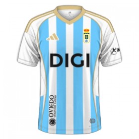 Jalkapallo Peliasut Real Oviedo Kolmas Pelipaita 2025-26 Lyhythihainen