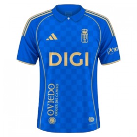 Jalkapallo Peliasut Real Oviedo Koti Pelipaita 2025-26 Lyhythihainen