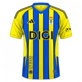 Jalkapallo Peliasut Real Oviedo Vieras Pelipaita 2025-26 Lyhythihainen