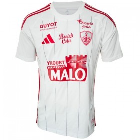 Jalkapallo Peliasut Stade Brestois Vieras Pelipaita 2025-26 Lyhythihainen