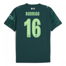 Jalkapallo Peliasut Manchester City Rodrigo 16 EA Sport Neljäs Pelipaita 2025-26 Lyhythihainen