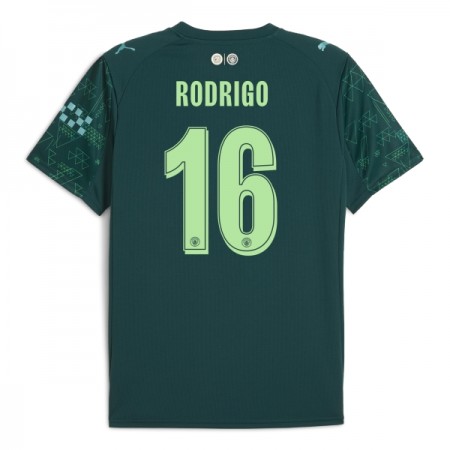 Jalkapallo Peliasut Manchester City Rodrigo 16 EA Sport Neljäs Pelipaita 2025-26 Lyhythihainen