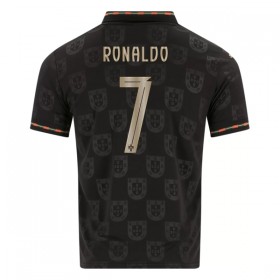 Jalkapallo Peliasut Portugali Black Panther Ronaldo 7 2025-26 Lyhythihainen Special
