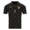Jalkapallo Peliasut Portugali Black Panther Ronaldo 7 2025-26 Lyhythihainen Special