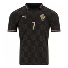 Jalkapallo Peliasut Portugali Black Panther Ronaldo 7 2025-26 Lyhythihainen Special