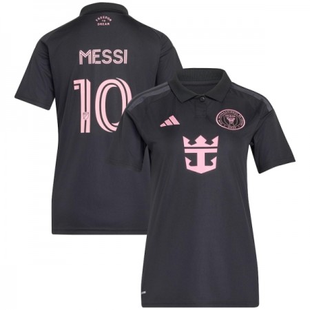 Jalkapallo Peliasut Inter Miami CF Messi 10 Naisten Vieras Pelipaita 2026 Lyhythihainen Jalkapallo Peliasut Inter Miami CF Messi 10 Naisten Vieras Pelipaita 2026 Lyhythihainen