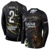 Jalkapallo Peliasut Paris Saint-Germain Hakimi 2 Night Edition 2025-26 Pitkähihainen